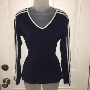 Navy long sleeve adidas shirt